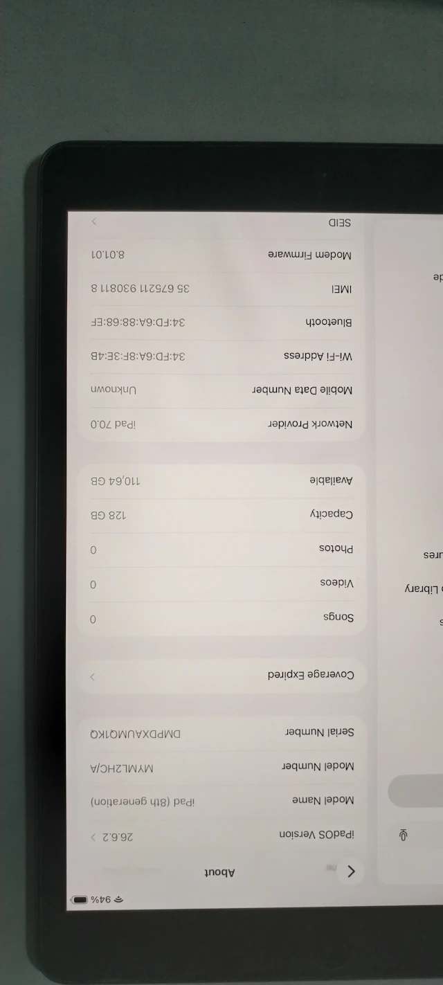 Apple iPad 10.2" (8th Gen)